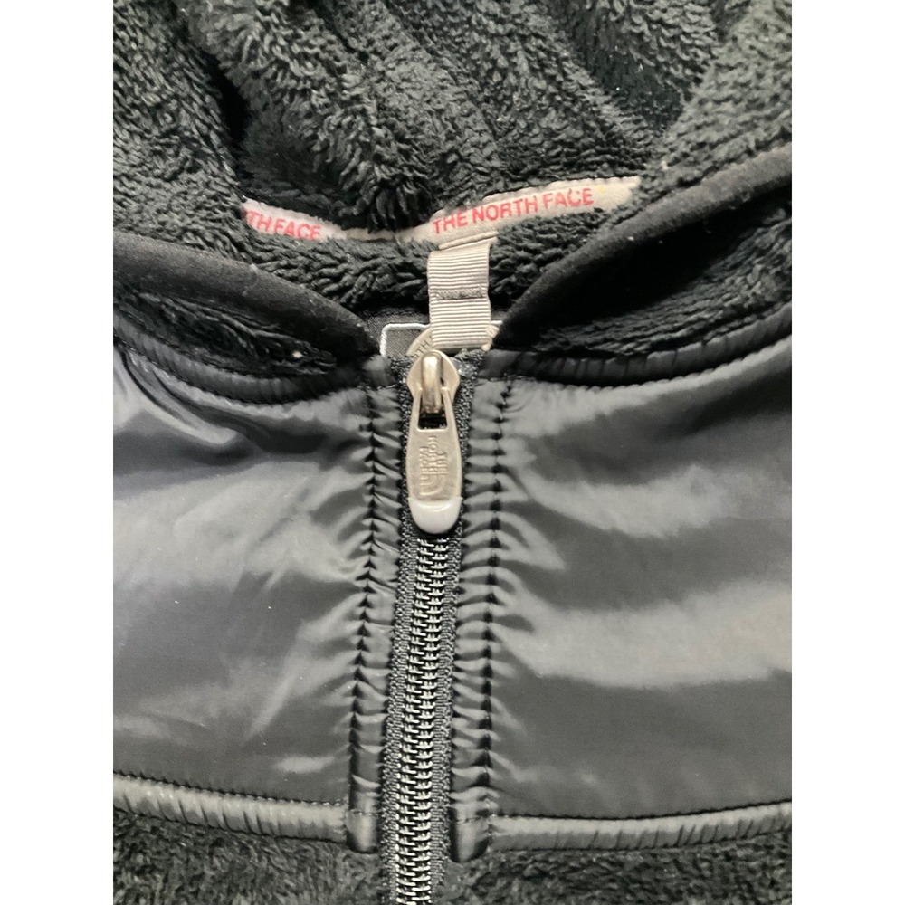 The North Face Womens Denali Hooded Fleece Jacket Black Full Zip Size L - Picture 4 of 8